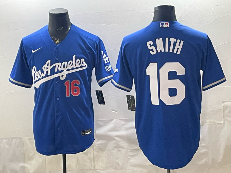 Men Los Angeles Dodgers #16 Smith Game 2026 Nike MLB Jersey 0408003->->MLB Jersey